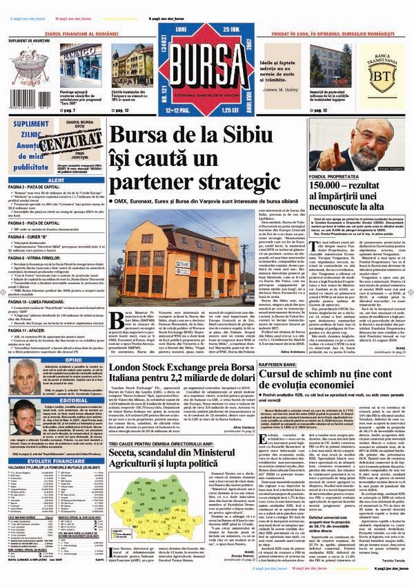Ediţia din 25.06.2007