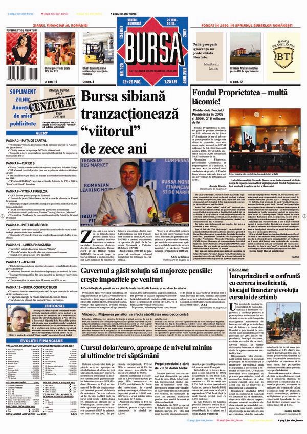 Ediţia din 29.06.2007