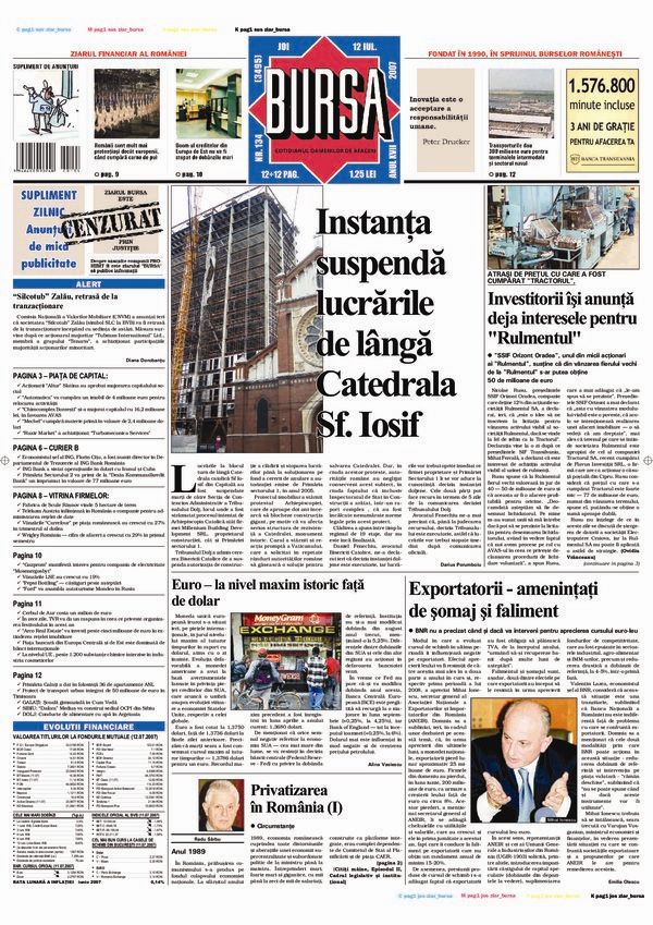Ediţia din 12.07.2007