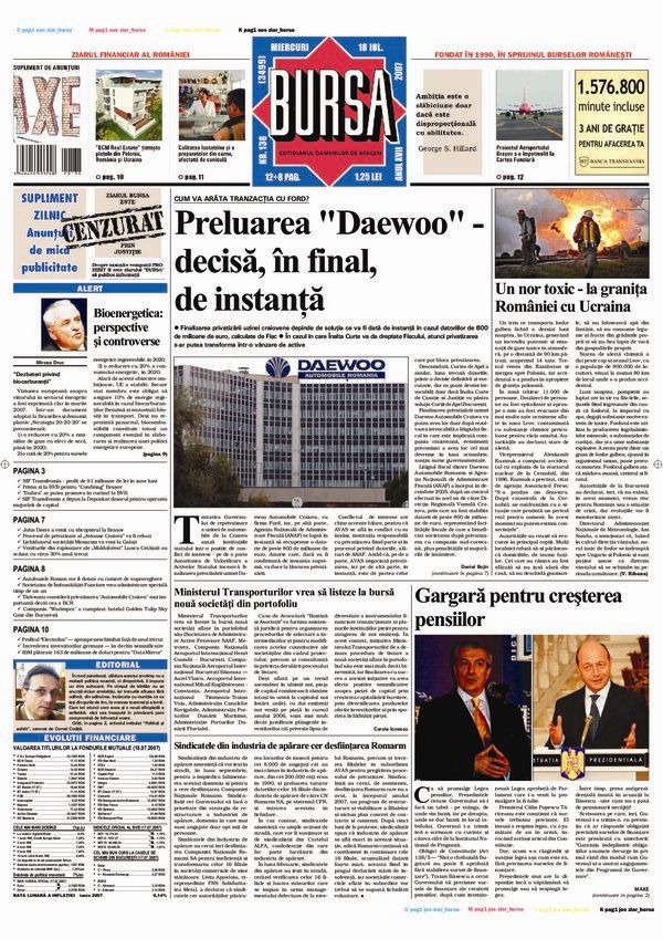 Ediţia din 18.07.2007