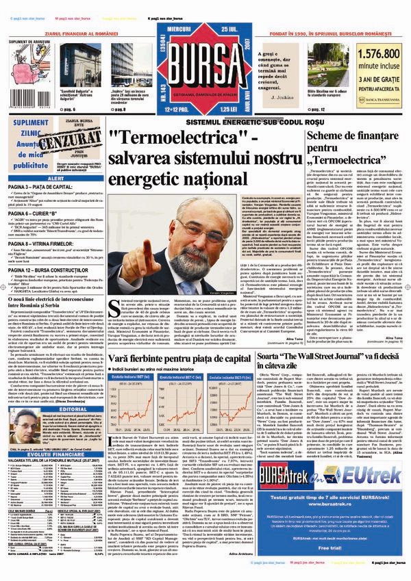 Ediţia din 25.07.2007