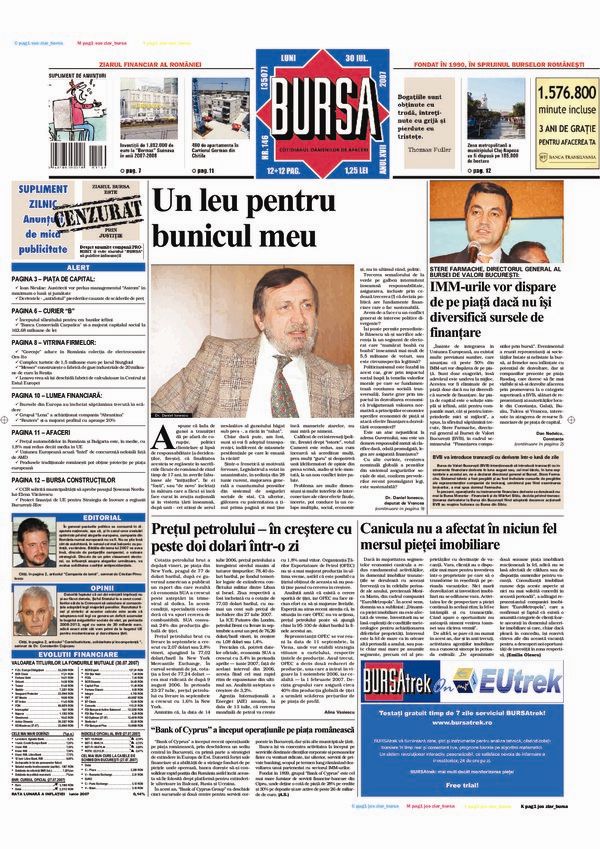 Ediţia din 30.07.2007