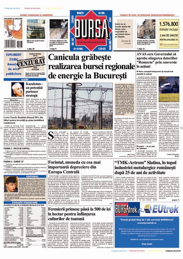 Ediţia din 17.07.2026