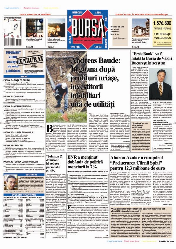 Ediţia din 01.05.2025