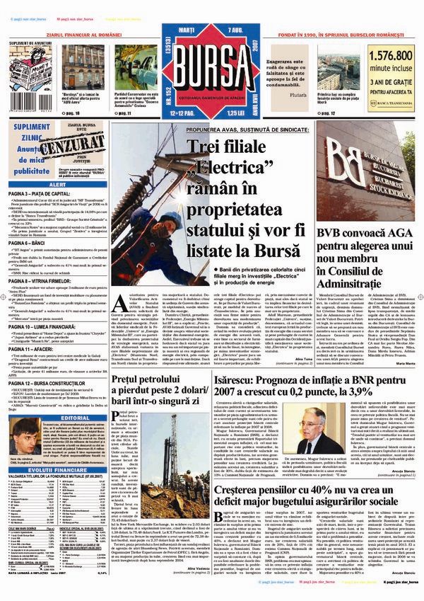 Ediţia din 07.08.2007