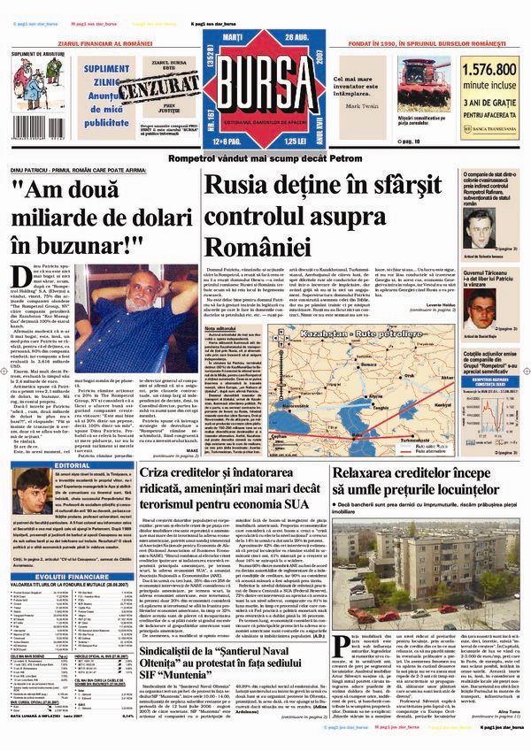 Ediţia din 28.08.2007