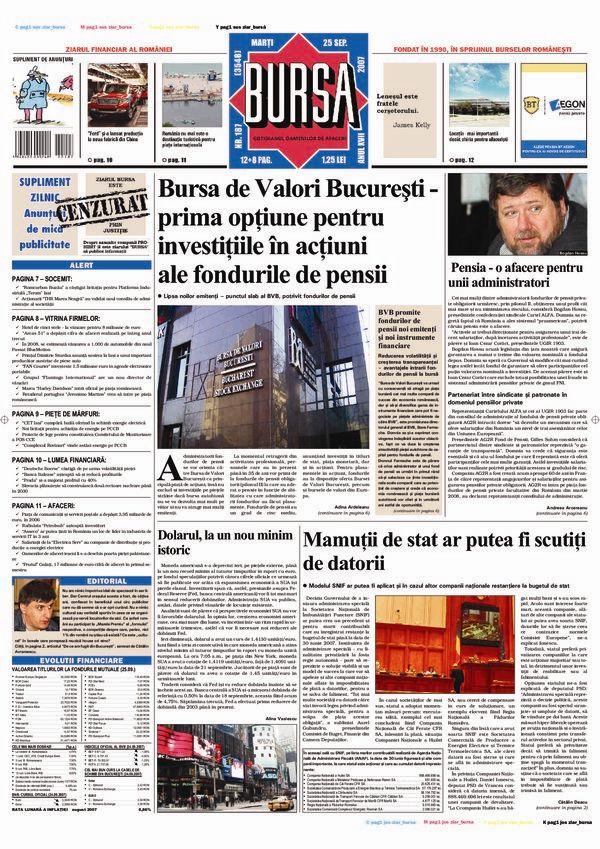 Ediţia din 25.09.2007
