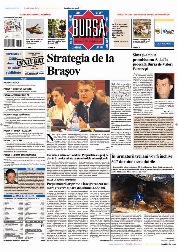 Ediţia din 01.10.2007
