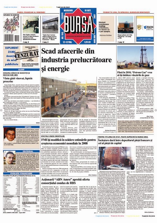 Ediţia din 10.10.2007