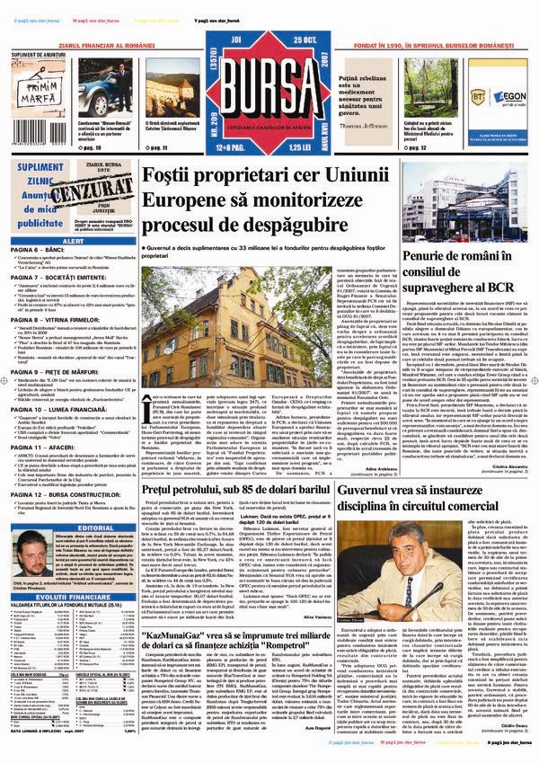 Ediţia din 25.10.2007