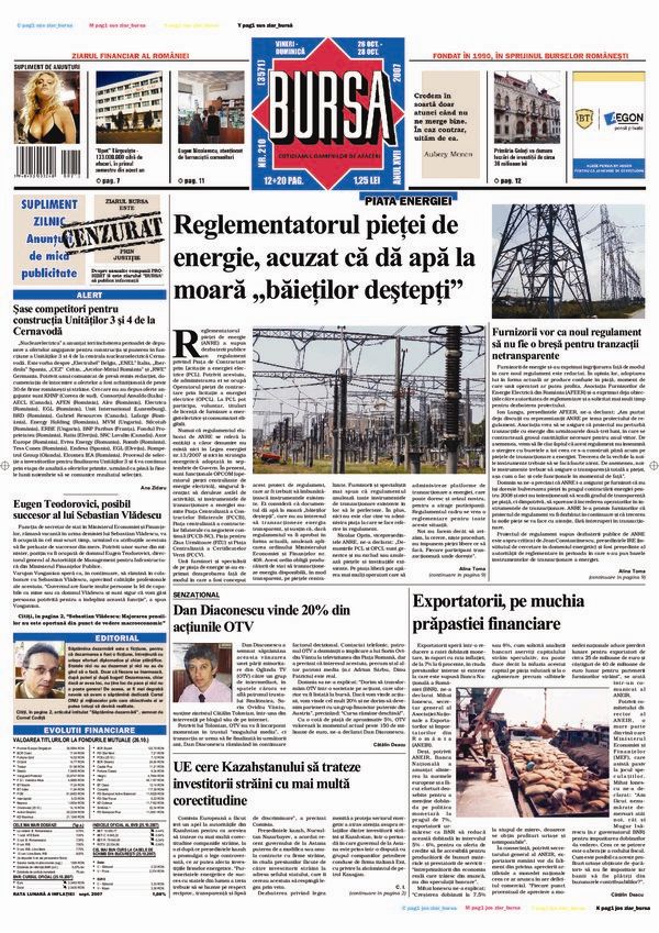 Ediţia din 26.10.2007