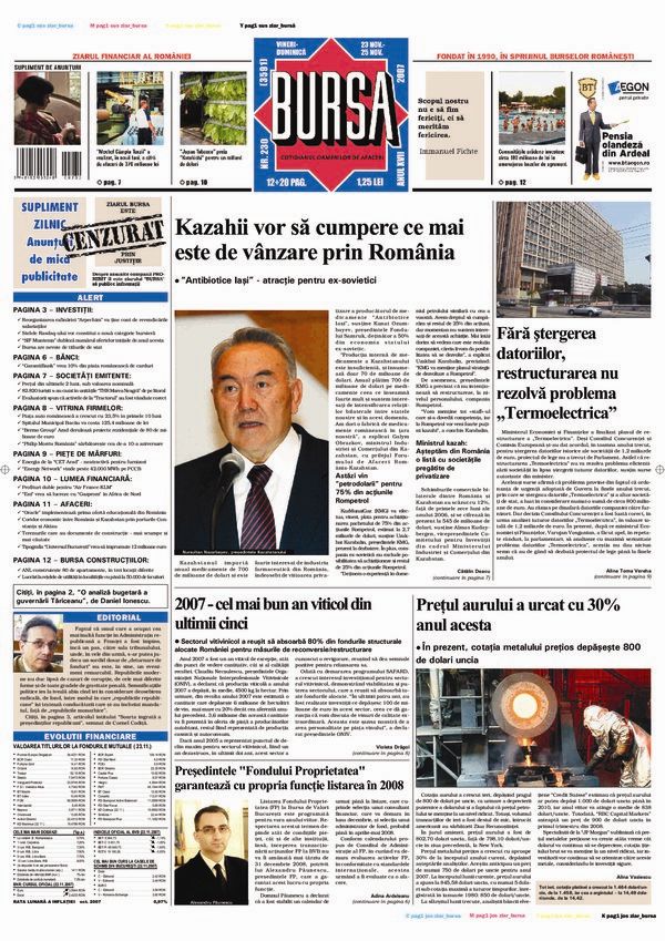 Ediţia din 23.11.2007