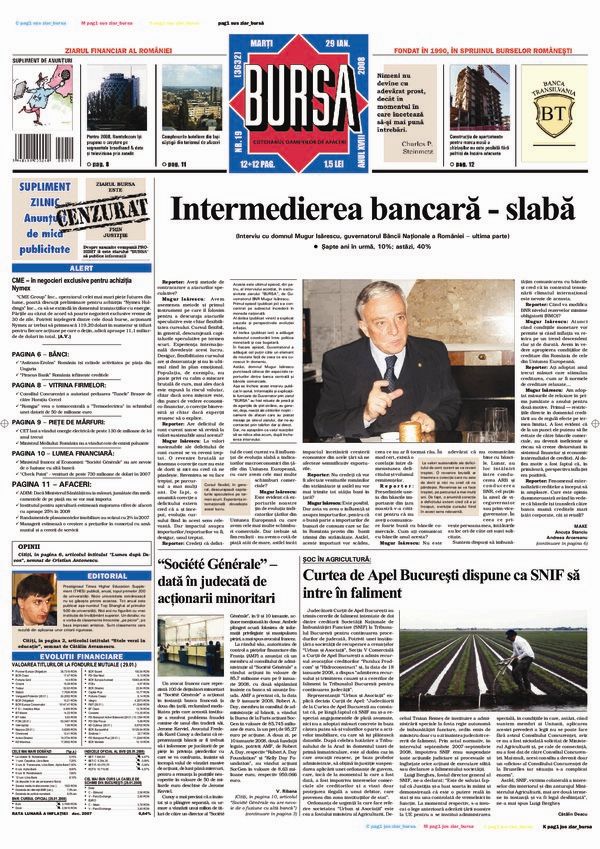 Ediţia din 29.01.2008