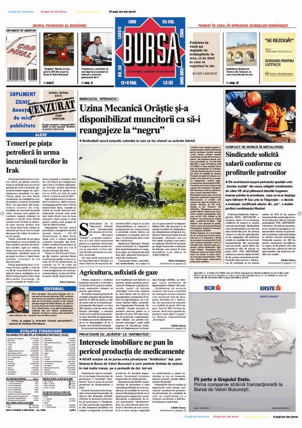 Ediţia din 25.02.2008