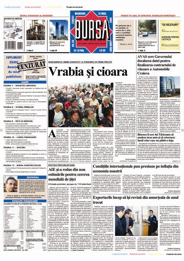 Ediţia din 12.03.2008