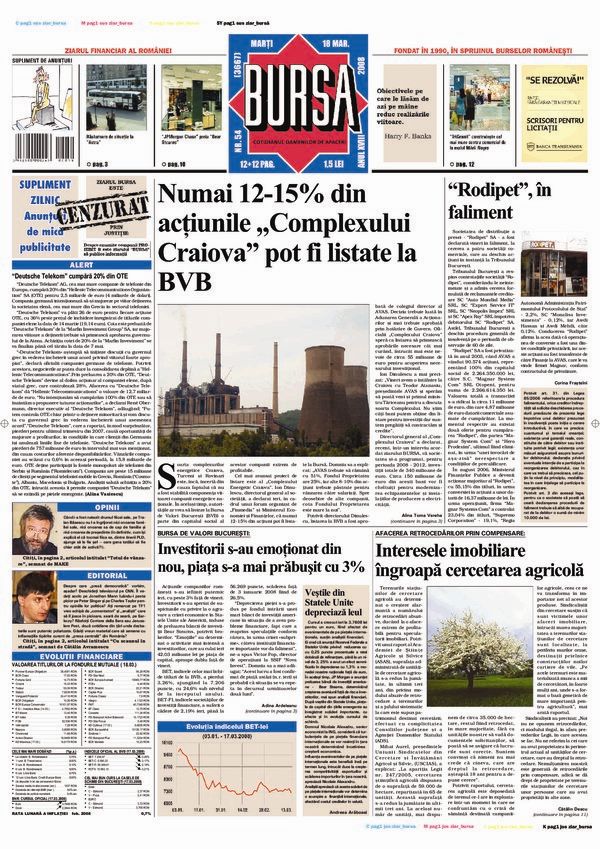 Ediţia din 18.03.2008