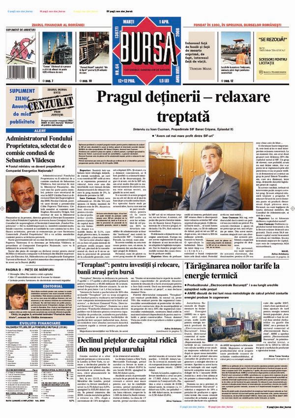 Ediţia din 01.04.2008