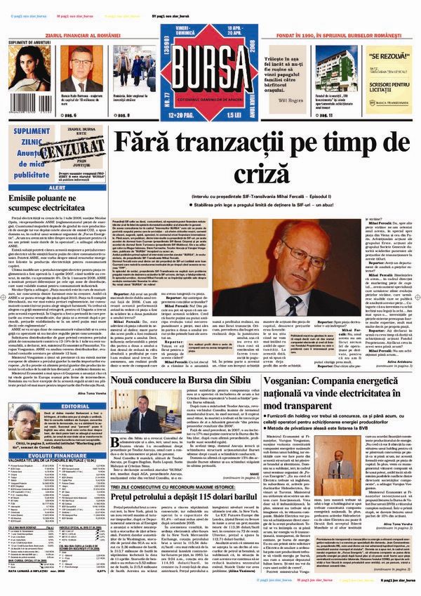 Ediţia din 01.05.2025
