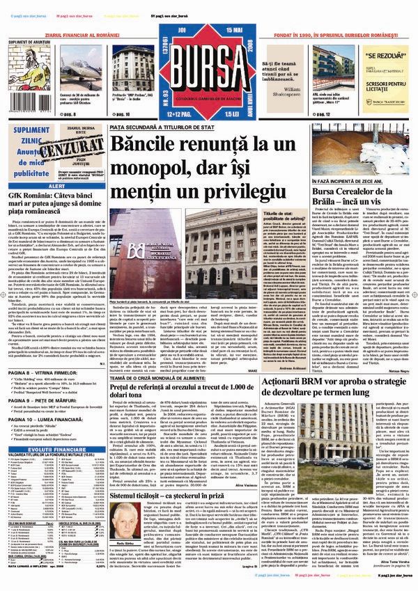 Ediţia din 15.05.2008
