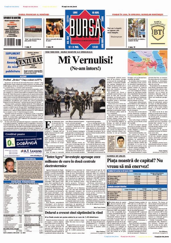 Ediţia din 01.05.2025