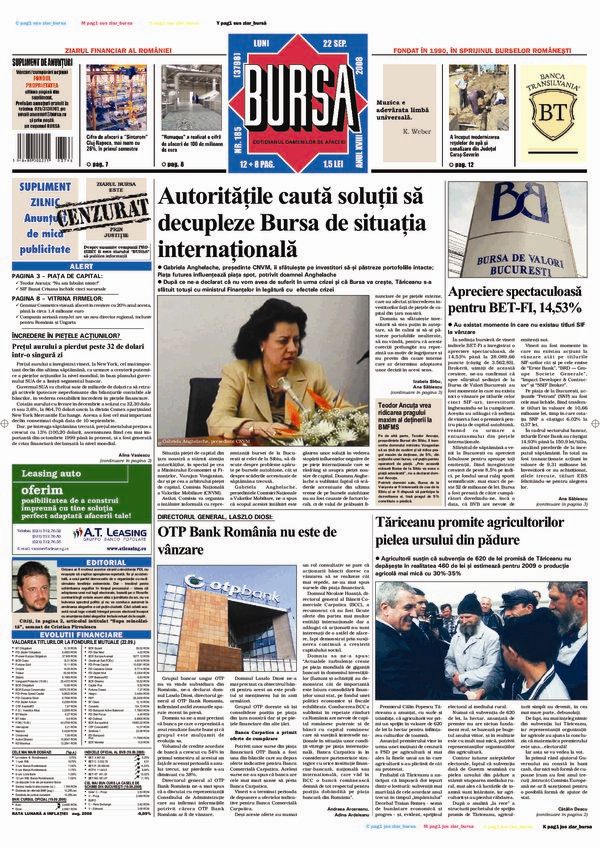 Ediţia din 22.09.2008