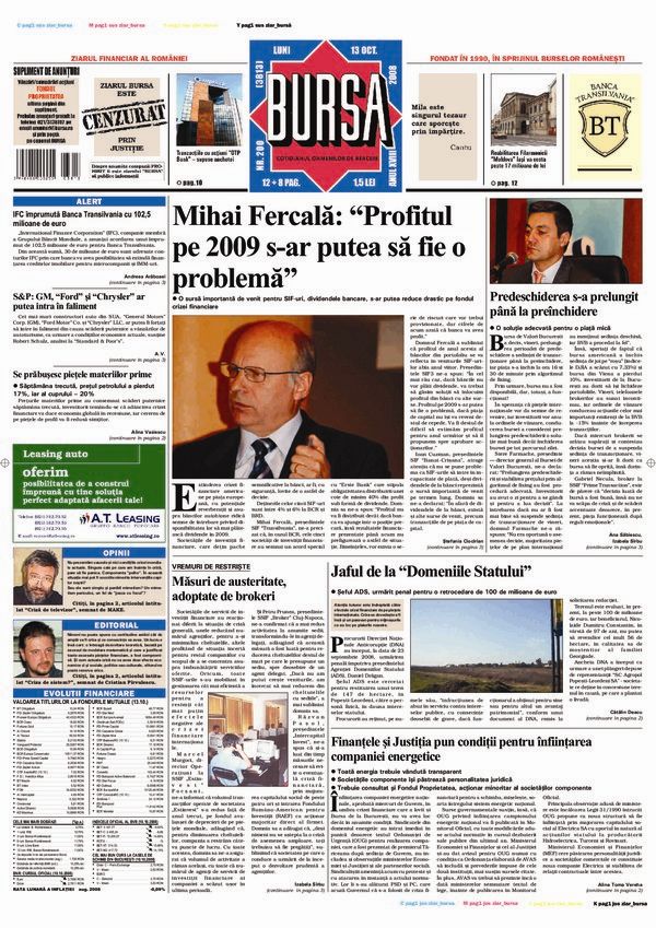Ediţia din 13.10.2008