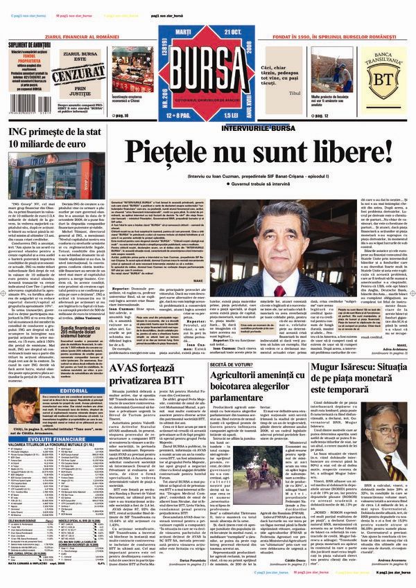 Ediţia din 21.10.2008