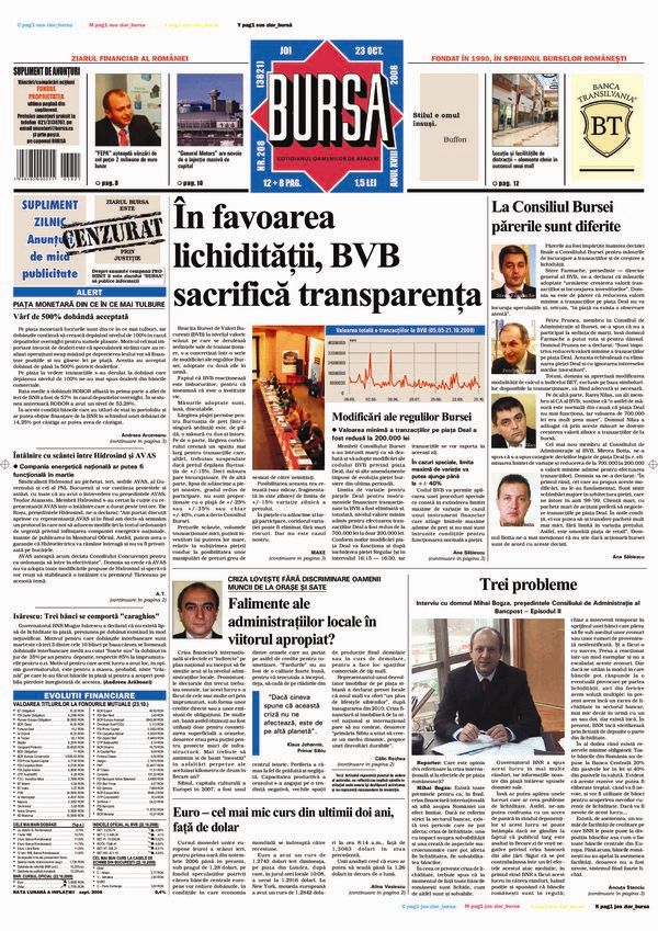 Ediţia din 23.10.2008