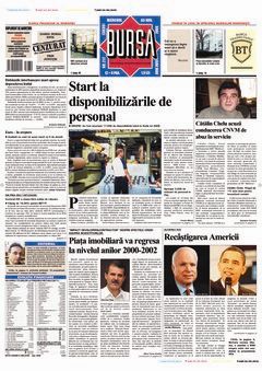 Prima pagină 05.11.2008