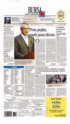 Prima pagină 20.11.2008