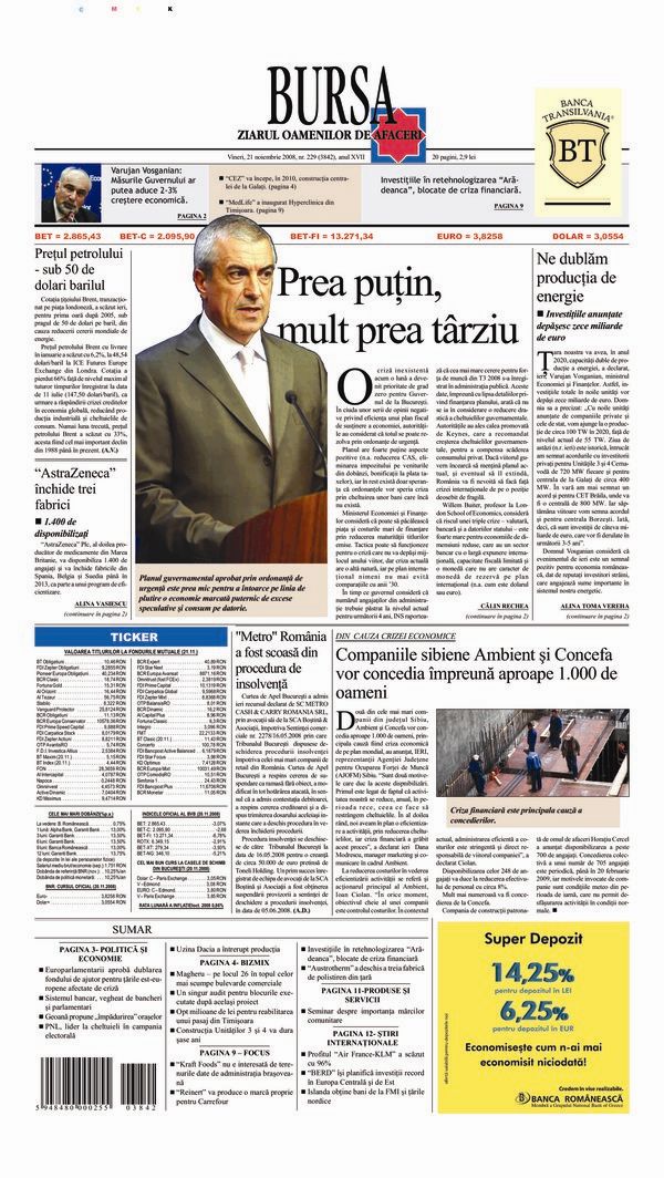 Ediţia din 20.11.2008