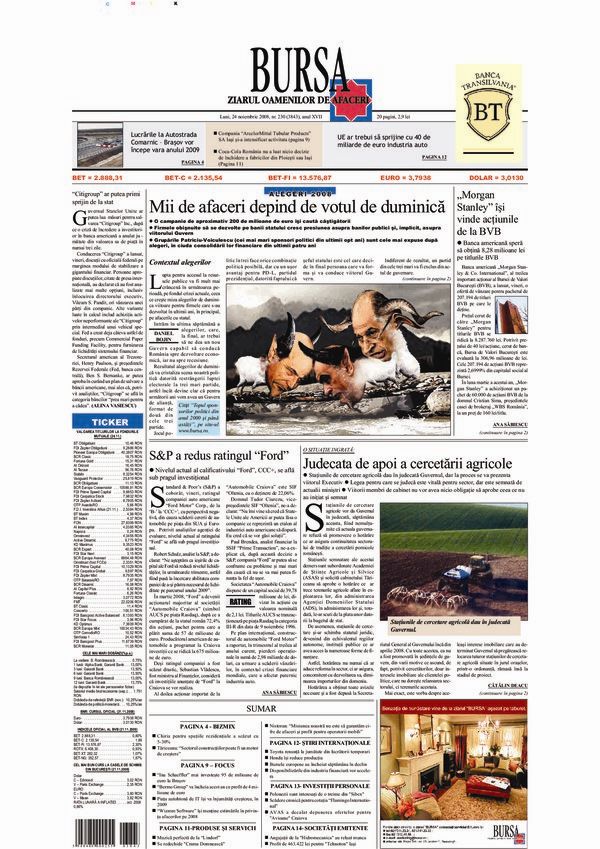 Ediţia din 24.11.2008