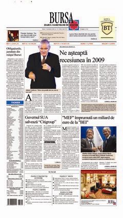 Prima pagină 25.11.2008