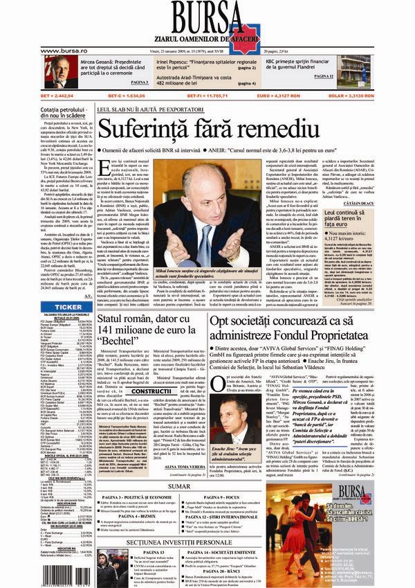 Ediţia din 23.01.2009