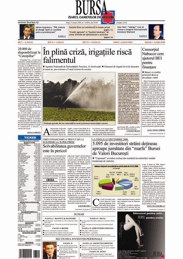 Ediţia din 27.01.2009