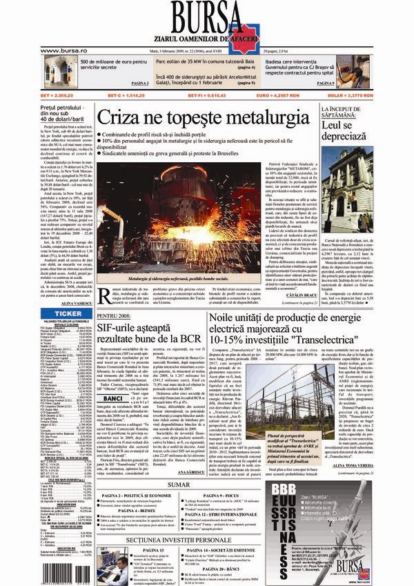 Ediţia din 03.02.2009