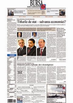Prima pagină 10.02.2009