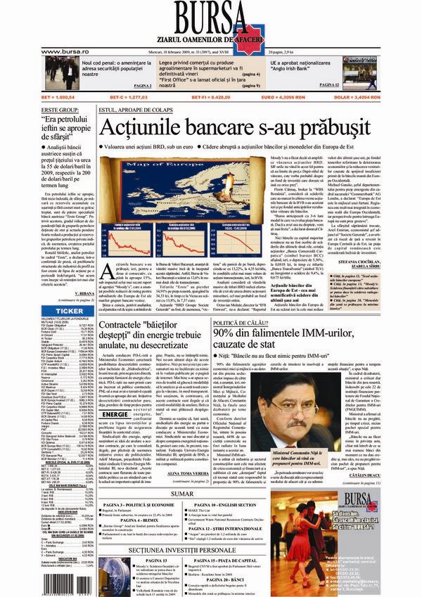 Ediţia din 18.02.2009