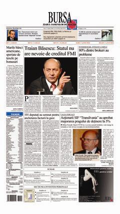Prima pagină 23.03.2009