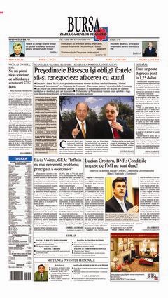 Prima pagină 13.04.2009