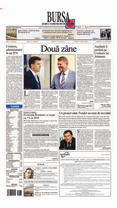 Prima pagină 16.10.2009