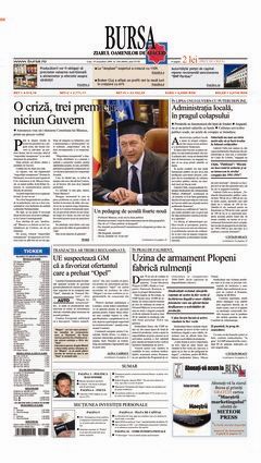 Prima pagină 19.10.2009