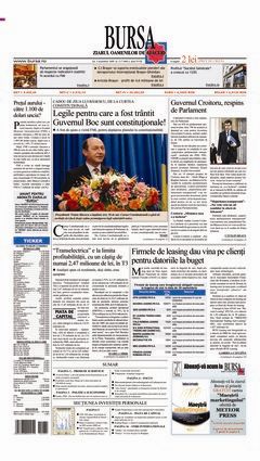 Prima pagină 05.11.2009
