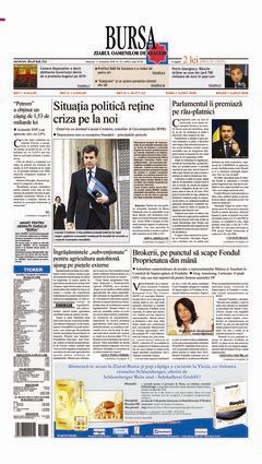 Prima pagină 11.11.2009