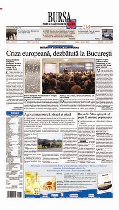 Prima pagină 13.11.2009