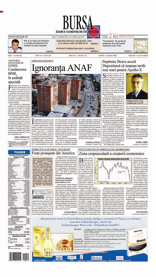 Ediţia din 17.11.2009