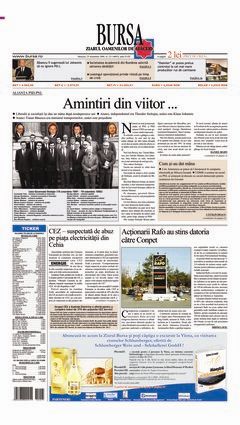 Prima pagină 25.11.2009