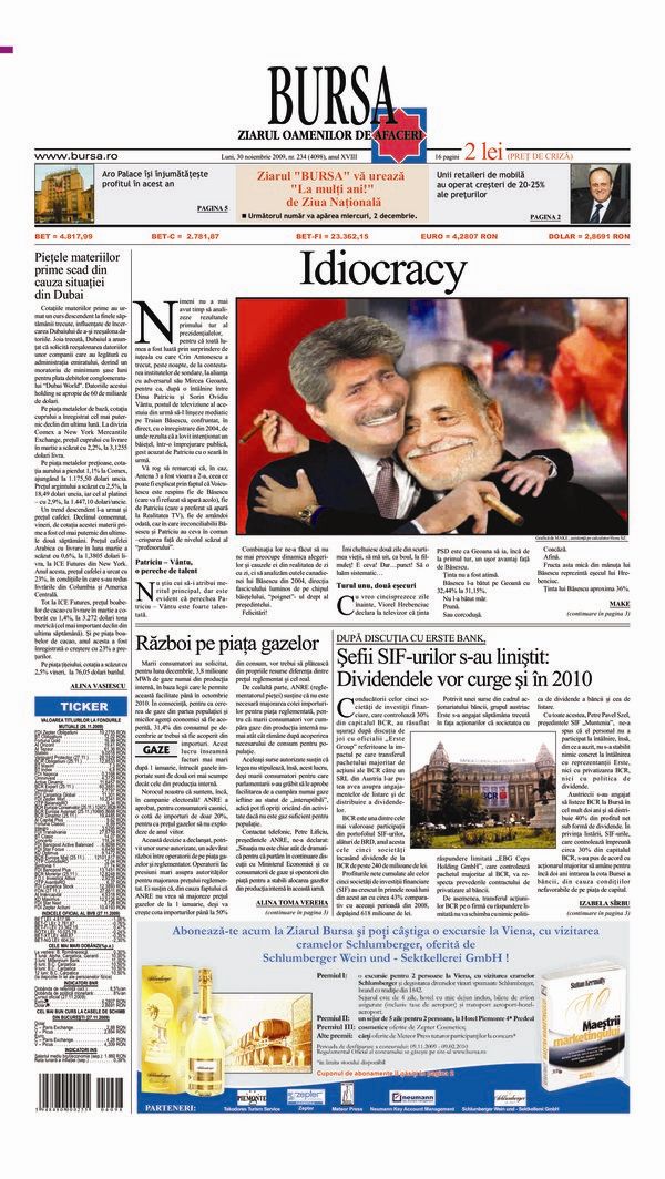 Ediţia din 30.11.2009