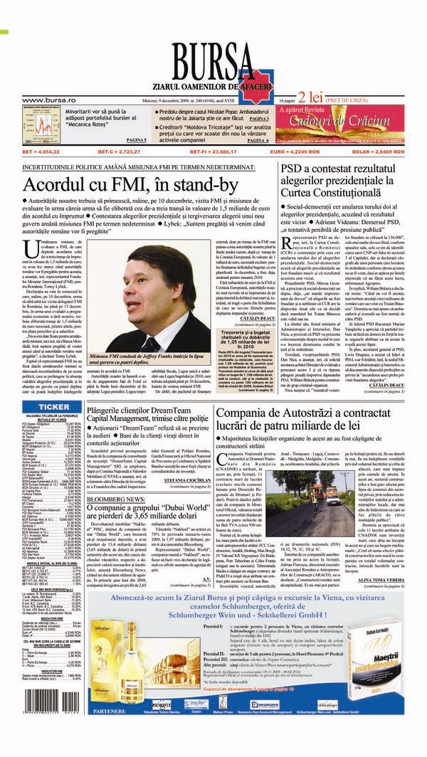 Ediţia din 09.12.2009