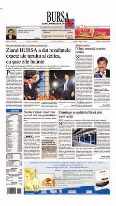 Prima pagină 10.12.2009